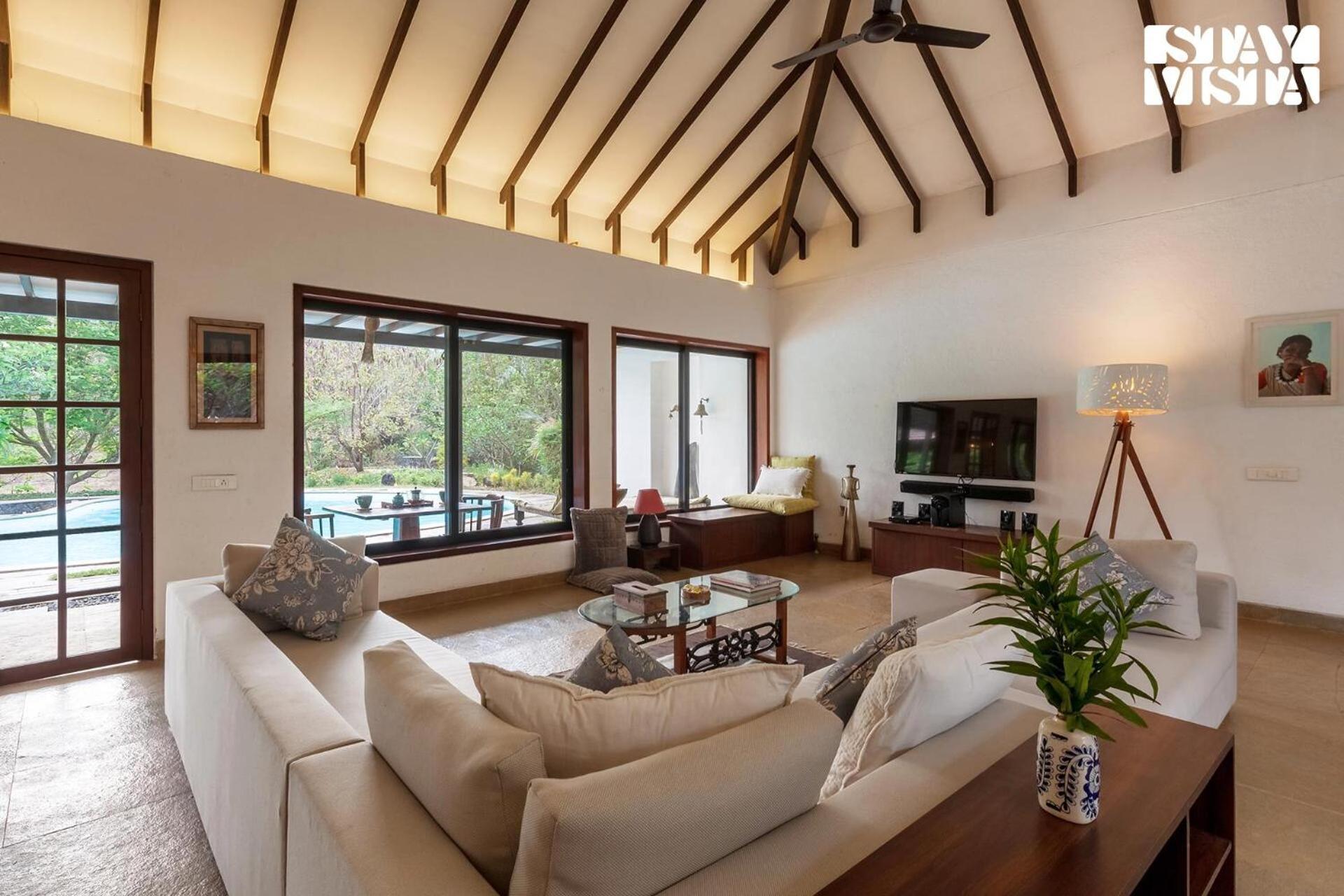 Wander Beyond By Stayvista - Featuring A Bali-Themed Abode And A Refreshing Swimming Pool آليباغ المظهر الخارجي الصورة