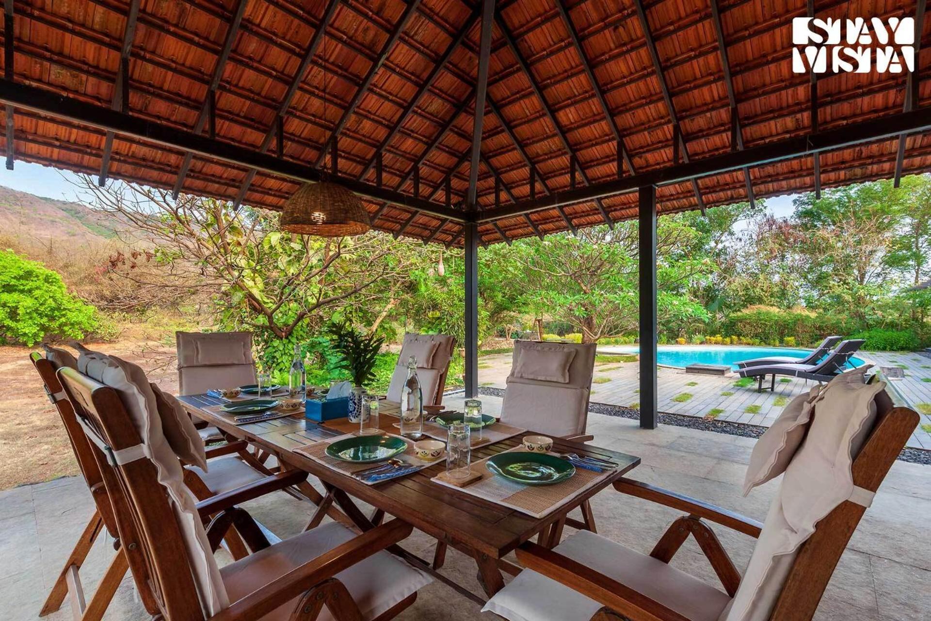 Wander Beyond By Stayvista - Featuring A Bali-Themed Abode And A Refreshing Swimming Pool آليباغ المظهر الخارجي الصورة